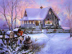 Load image into Gallery viewer, DIY 5D Diamond Painting Snow Winter Landscape
