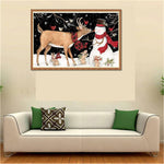 Load image into Gallery viewer, 2 Packs  DIY 5D Diamond Painting-Christmas Elk
