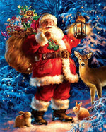 Load image into Gallery viewer, DIY 5D Santa Claus Diamond Painting Kit
