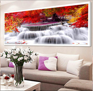 5D Maple Waterfall DIY Diamond Painting Kits