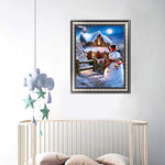 Load image into Gallery viewer, DIY 5D Snowman Diamond Painting Set
