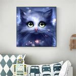 Load image into Gallery viewer, 5D DIY Round Full Drilled Cat Diamond Painting
